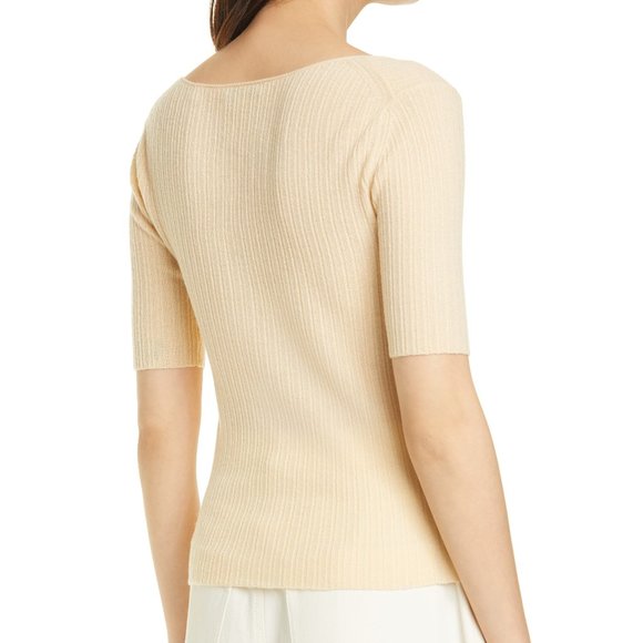 NWT Vince Cashmere Henley Top - Picture 5 of 11